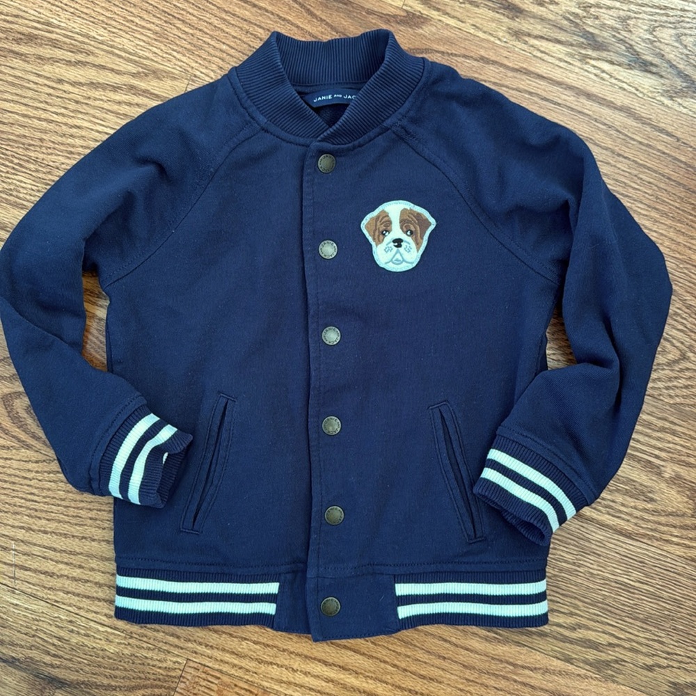 Janie & Jack Bulldog Bomber Jacket